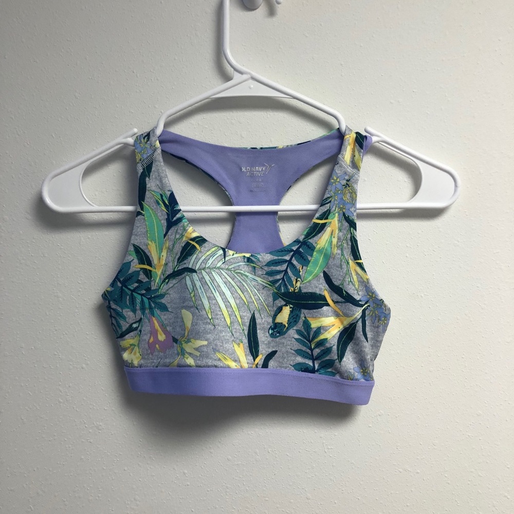 Youth sports bra